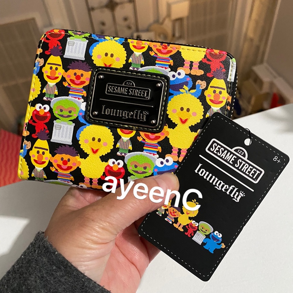 sesame street loungefly WALLET - all characters